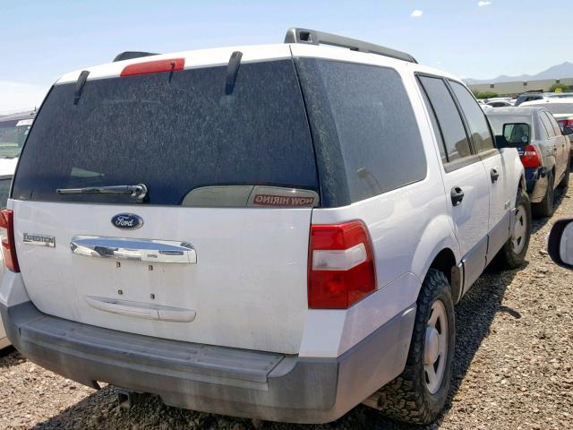 1FMFU16527LA80669 - 2007 FORD EXPEDITION WHITE photo 4