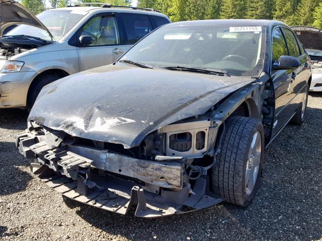 2G1WD58C379231431 - 2007 CHEVROLET IMPALA SUP შავი ფოტო 2
