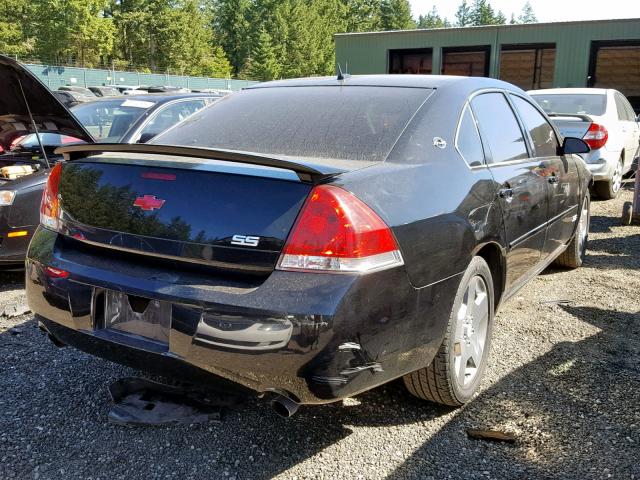 2G1WD58C379231431 - 2007 CHEVROLET IMPALA SUP შავი ფოტო 4