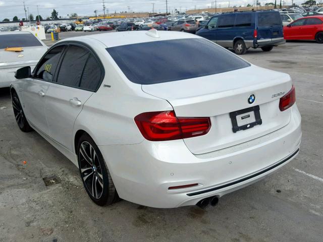 WBA8E1C51JA762893 - 2018 BMW 330E WHITE photo 3