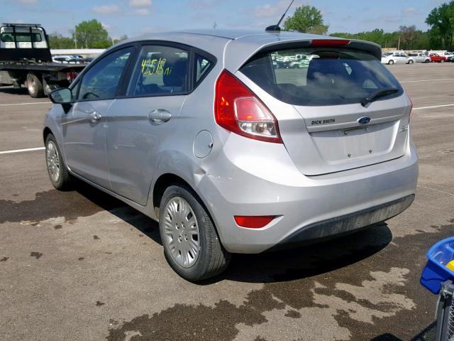 3FADP4TJ3GM136483 - 2016 FORD FIESTA S SILVER photo 3