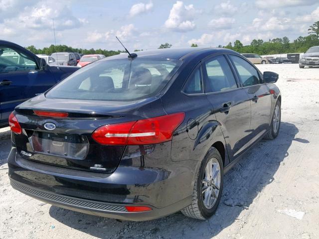 1FADP3F25GL304222 - 2016 FORD FOCUS SE BLACK photo 4