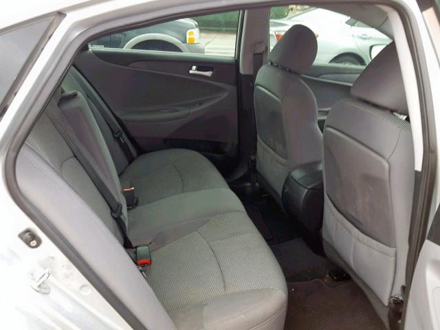 5NPEB4AC6BH092382 - 2011 HYUNDAI SONATA GLS SILVER photo 6