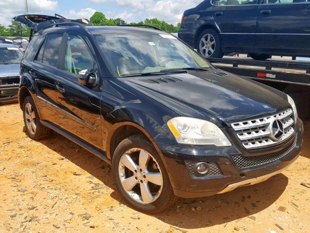 4JGBB86EX9A449726 - 2009 MERCEDES-BENZ ML 350 BLACK photo 1