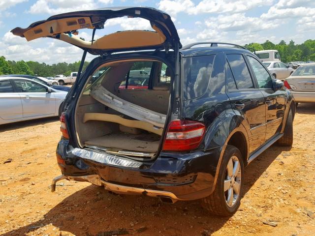 4JGBB86EX9A449726 - 2009 MERCEDES-BENZ ML 350 BLACK photo 4