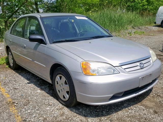 2HGES16673H599904 - 2003 HONDA CIVIC LX SILVER photo 1