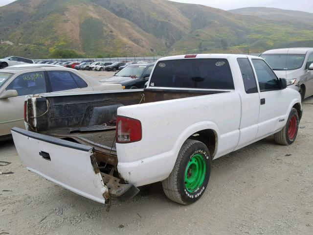 1GCCS19WXY8241310 - 2000 CHEVROLET S TRUCK S1 WHITE photo 4