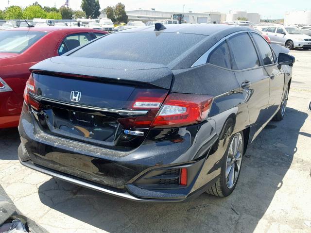 JHMZC5F18JC015744 - 2018 HONDA CLARITY BLACK photo 4