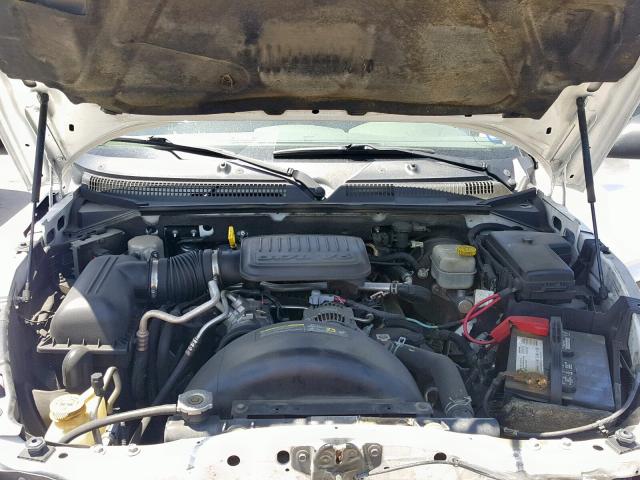 1D7HE48K67S218269 - 2007 DODGE DAKOTA QUA WHITE photo 7