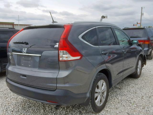 2HKRM3H75DH504213 - 2013 HONDA CR-V EXL CHARCOAL photo 4