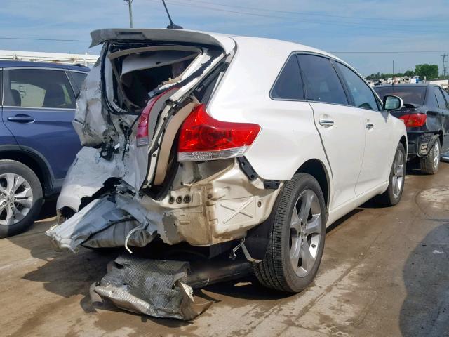 4T3ZK3BB6BU036968 - 2011 TOYOTA VENZA WHITE photo 4