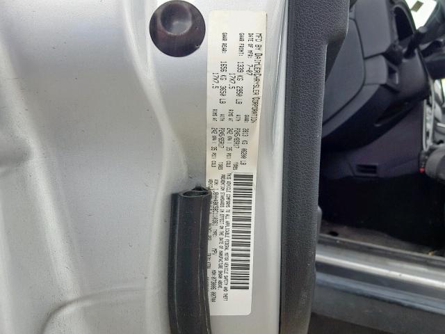 1J8HH48K58C110361 - 2008 JEEP COMMANDER 银色 照片 10
