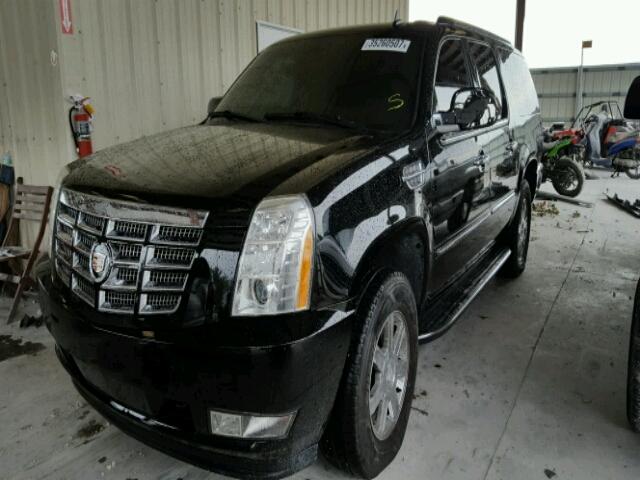 1GYFK16239R100650 - 2009 CADILLAC ESCALADE E BLACK photo 2