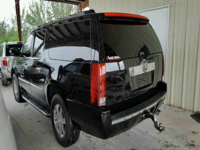 1GYFK16239R100650 - 2009 CADILLAC ESCALADE E BLACK photo 3