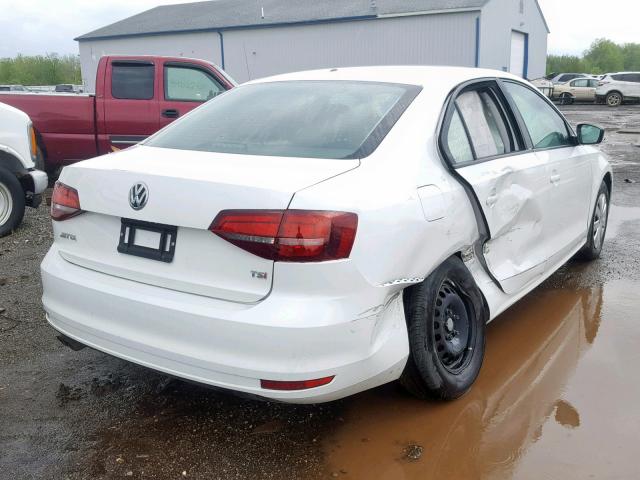 3VW267AJ6GM349966 - 2016 VOLKSWAGEN JETTA S WHITE photo 4