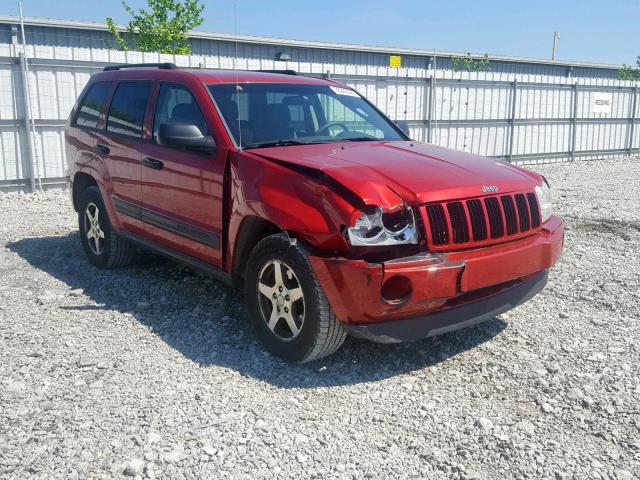 1J4GR48K95C514706 - 2005 JEEP GRAND CHER RED photo 1