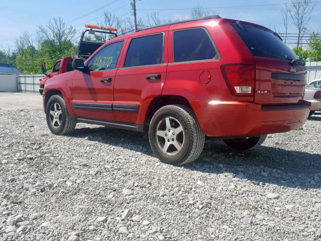 1J4GR48K95C514706 - 2005 JEEP GRAND CHER RED photo 3