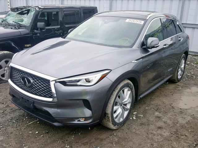 3PCAJ5M30KF109372 - 2019 INFINITI QX50 ESSEN GRAY photo 2