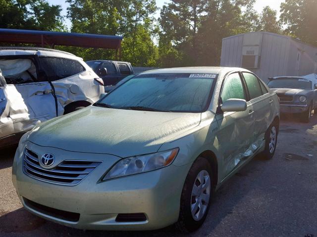 4T1BB46K19U077755 - 2009 TOYOTA CAMRY HYBR GREEN photo 2