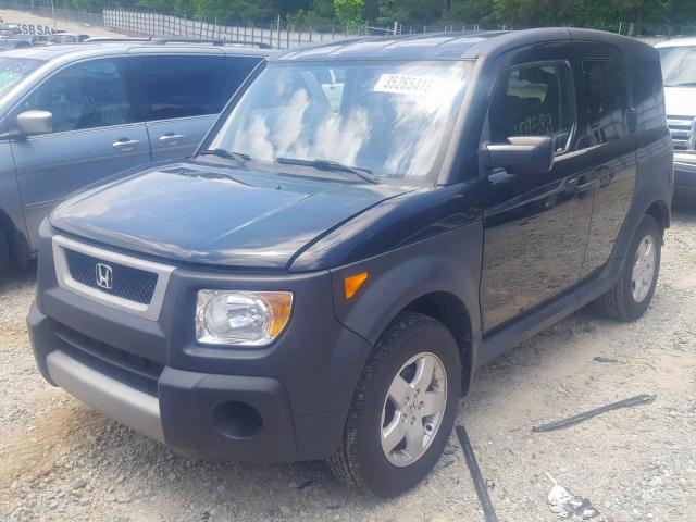 5J6YH18675L011779 - 2005 HONDA ELEMENT EX BLACK photo 2