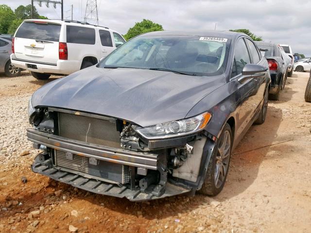 3FA6P0K94DR322749 - 2013 FORD FUSION TIT GRAY photo 2