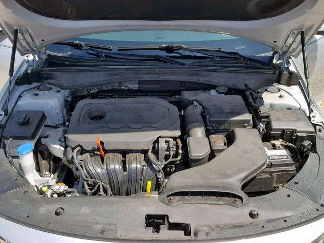 5XXGU4L36GG054069 - 2016 KIA OPTIMA EX SILVER photo 7