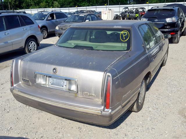 1G6KE52Y2VU209575 - 1997 CADILLAC DEVILLE DE TAN photo 4