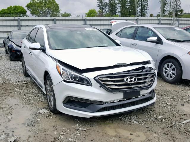 5NPE34AFXGH310886 - 2016 HYUNDAI SONATA SPO WHITE photo 1