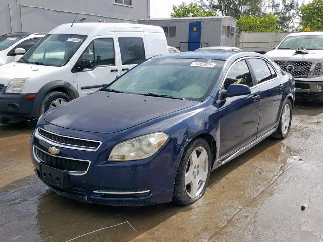 1G1ZD5E76AF276477 - 2010 CHEVROLET MALIBU 2LT BLUE photo 2