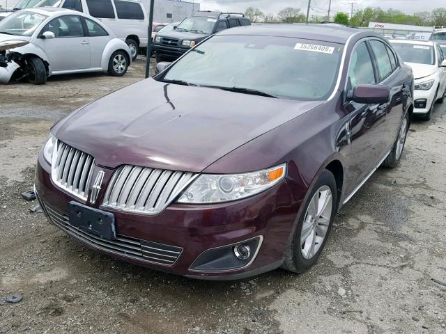 1LNHL9DRXBG604281 - 2011 LINCOLN MKS BROWN photo 2