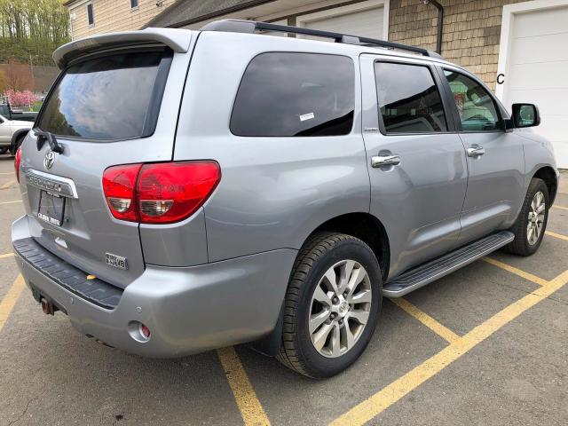 5TDJY5G16BS053634 - 2011 TOYOTA SEQUOIA LI SILVER photo 3