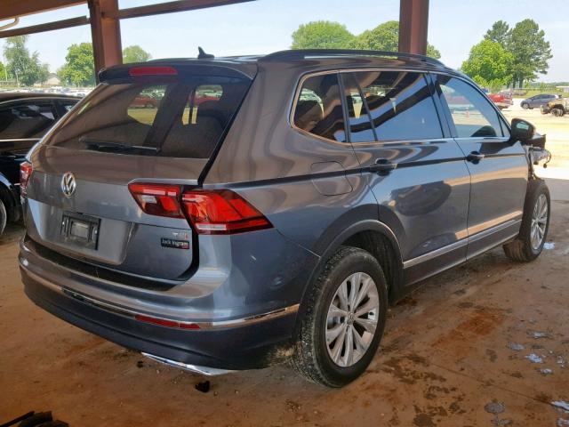 3VV3B7AX3JM000828 - 2018 VOLKSWAGEN TIGUAN SE GRAY photo 4