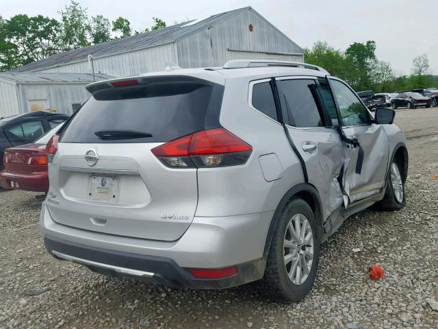 KNMAT2MV6HP552344 - 2017 NISSAN ROGUE S SILVER photo 4