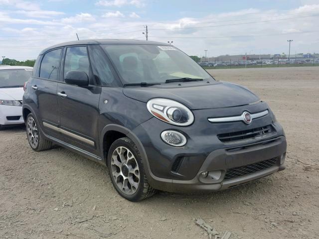 ZFBCFADH3EZ012649 - 2014 FIAT 500L TREKK GRAY photo 1