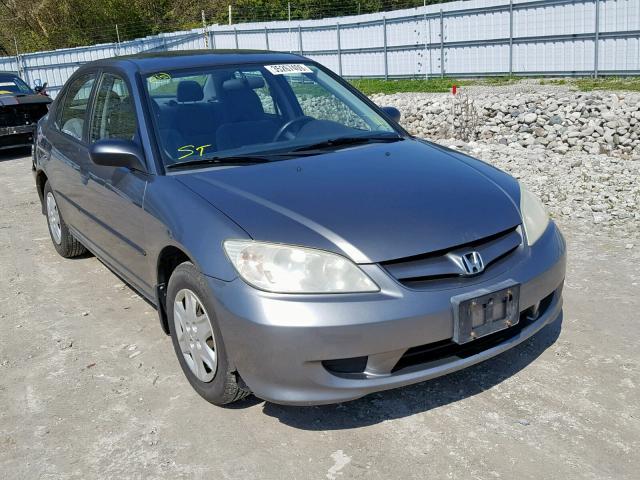 2HGES15305H012615 - 2005 HONDA CIVIC DX V GRAY photo 1