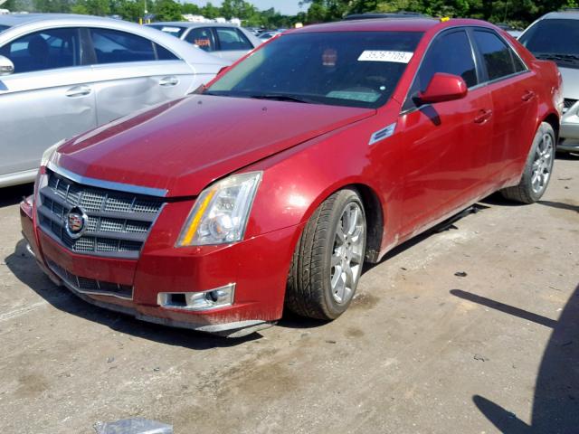 1G6DU57V690119689 - 2009 CADILLAC CTS HI FEA RED photo 2