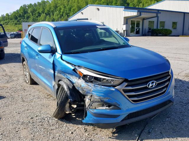 KM8J33A41GU140992 - 2016 HYUNDAI TUCSON LIM BLUE photo 1