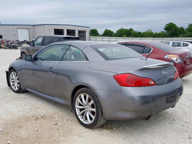 JN1CV6FE2EM900180 - 2014 INFINITI Q60 BASE GRAY photo 3