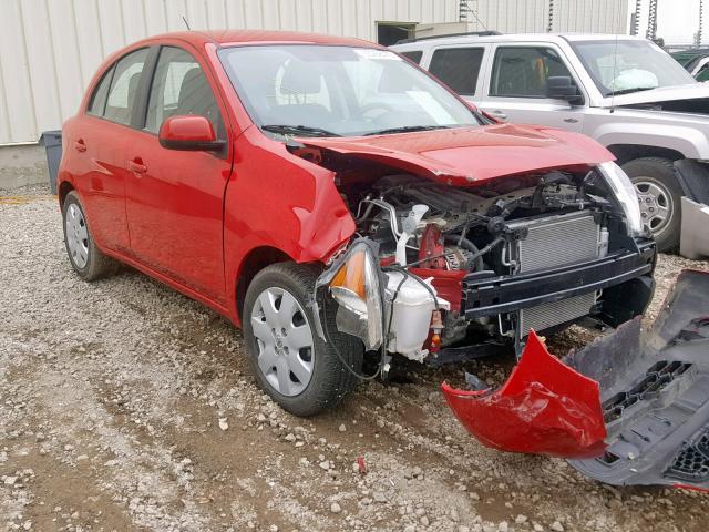 3N1CK3CP7HL263539 - 2017 NISSAN MICRA RED photo 1
