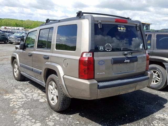 1J8HG48N36C221422 - 2006 JEEP COMMANDER 金色 照片 3