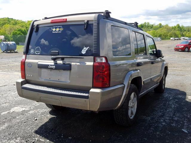 1J8HG48N36C221422 - 2006 JEEP COMMANDER 金色 照片 4