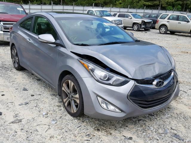 KMHDH6AH9EU028117 - 2014 HYUNDAI ELANTRA CO BLUE photo 1