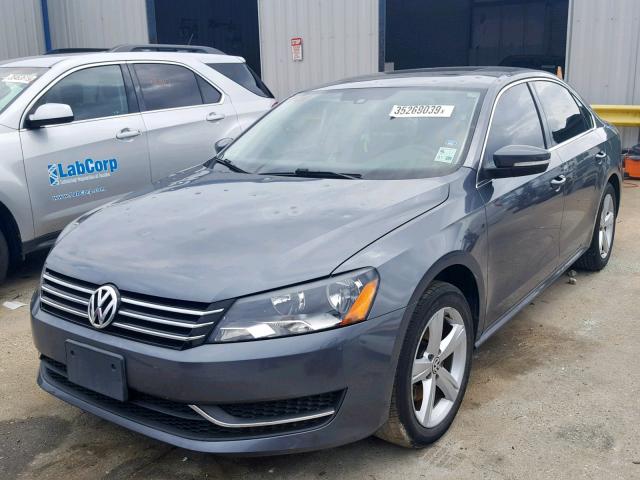 1VWBH7A32DC053948 - 2013 VOLKSWAGEN PASSAT SE BLACK photo 2