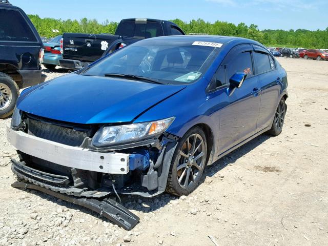 2HGFB6E53DH709889 - 2013 HONDA CIVIC SI BLUE photo 2