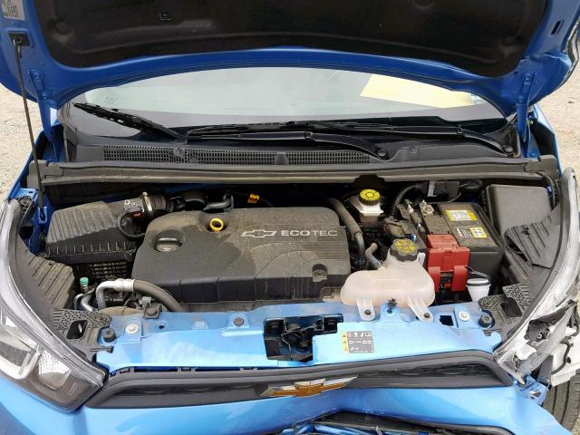 KL8CB6SAXHC840077 - 2017 CHEVROLET SPARK LS BLUE photo 7