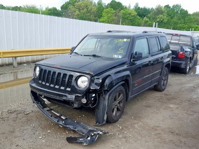 1C4NJPBB4GD683687 - 2016 JEEP PATRIOT SP BLACK photo 2