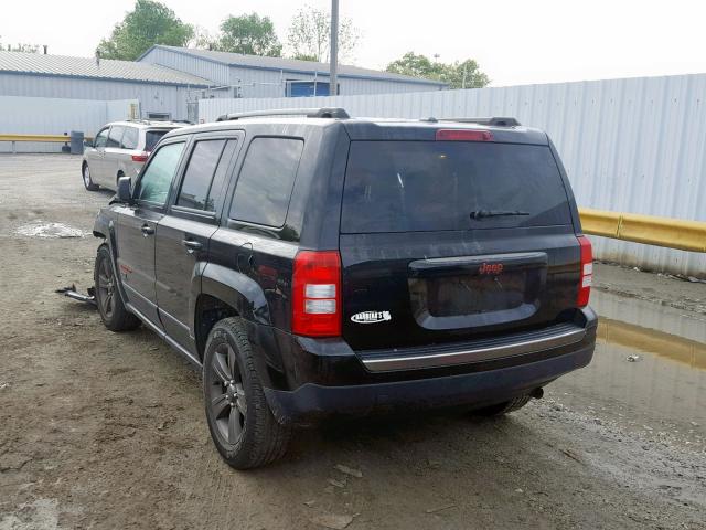 1C4NJPBB4GD683687 - 2016 JEEP PATRIOT SP BLACK photo 3