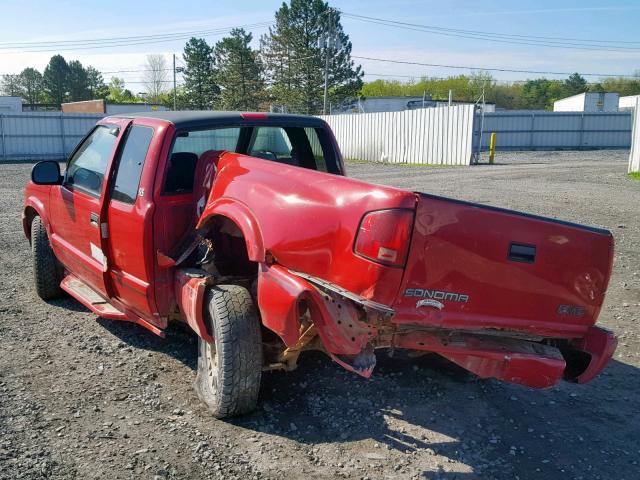 1GTDT19X0W8515654 - 1998 GMC SONOMA RED photo 3