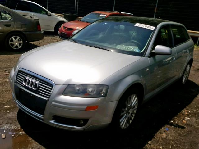 WAUNF78P36A002047 - 2006 AUDI A3 2.0 PRE SILVER photo 2