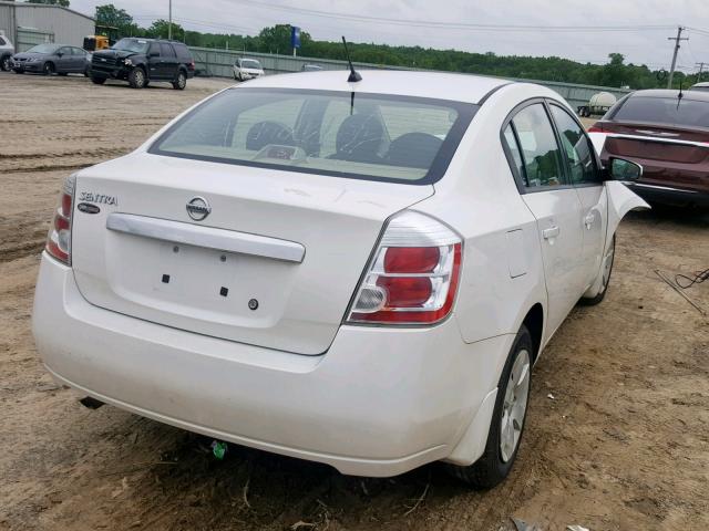 3N1AB6AP5AL605670 - 2010 NISSAN SENTRA 2.0 WHITE photo 4